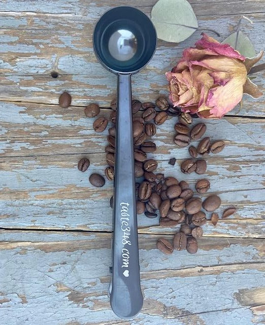 "Coffee Scoop" Engraved Clip