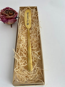 "Spread Joy" Engraved Spreader