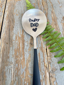 "Souper Dad" Engraved Spoon