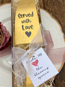 "Served With Love" Engraved Cake/Pie Server