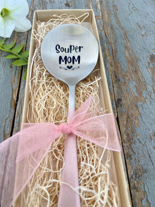 "Souper Mom" Engraved Spoon